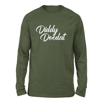 Diddy Doodat Men/Unisex Drop Shoulder Sweatshirt in Military Green color